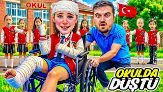 ELİF SİNEM OKULDA DÜŞTÜ NELER YAŞANDI ?! 