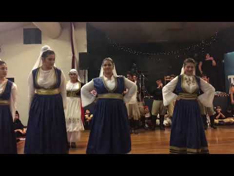 greek traditional dancing group trophy night with stelios vamvakas!