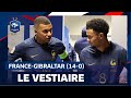 Dans le vestiaire des Bleus pour France-Gibraltar (14-0)