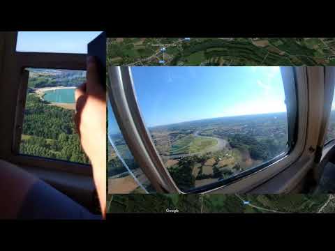 helicopter fly above donkmeer overmere belgium