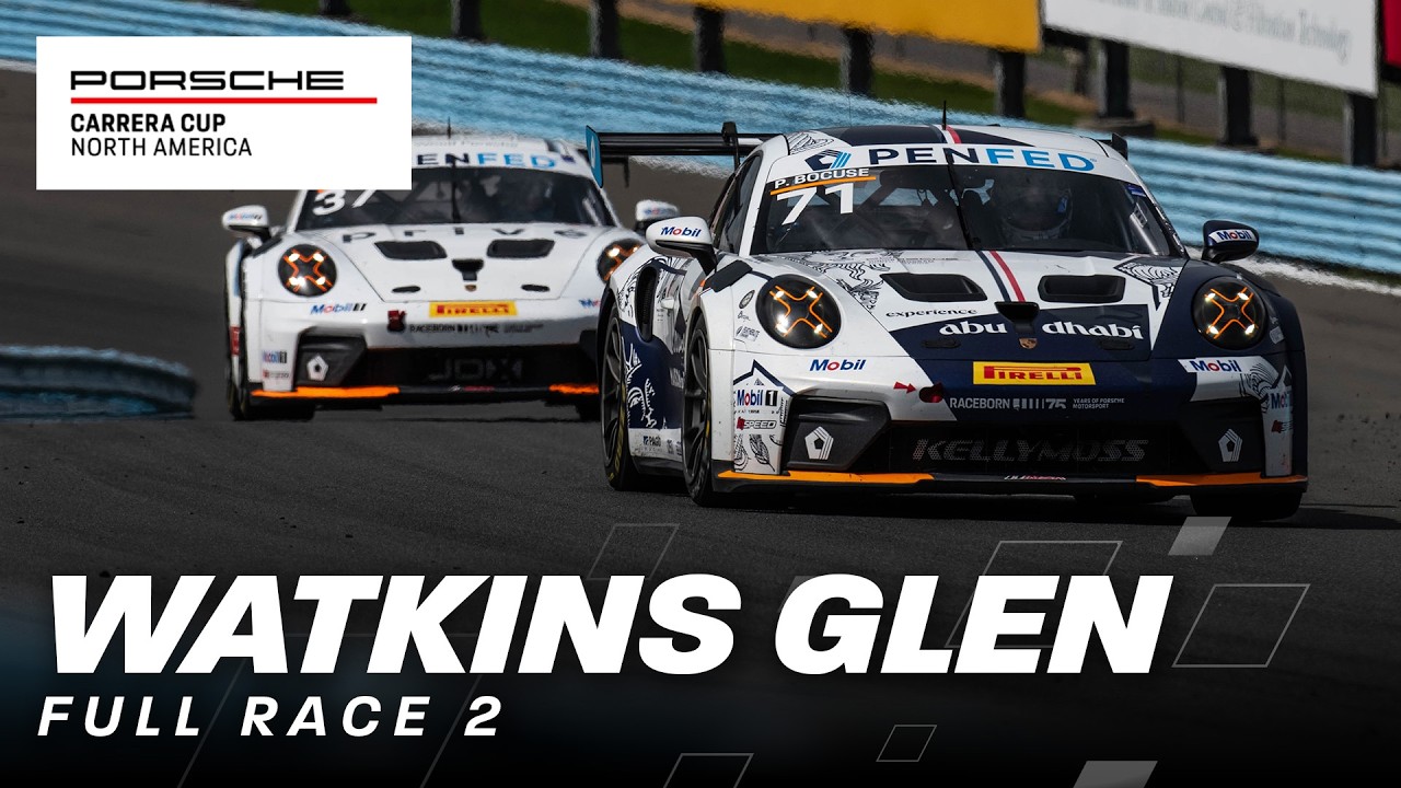 Action from the 2026 Porsche Carrera Cup at Watkins Glen