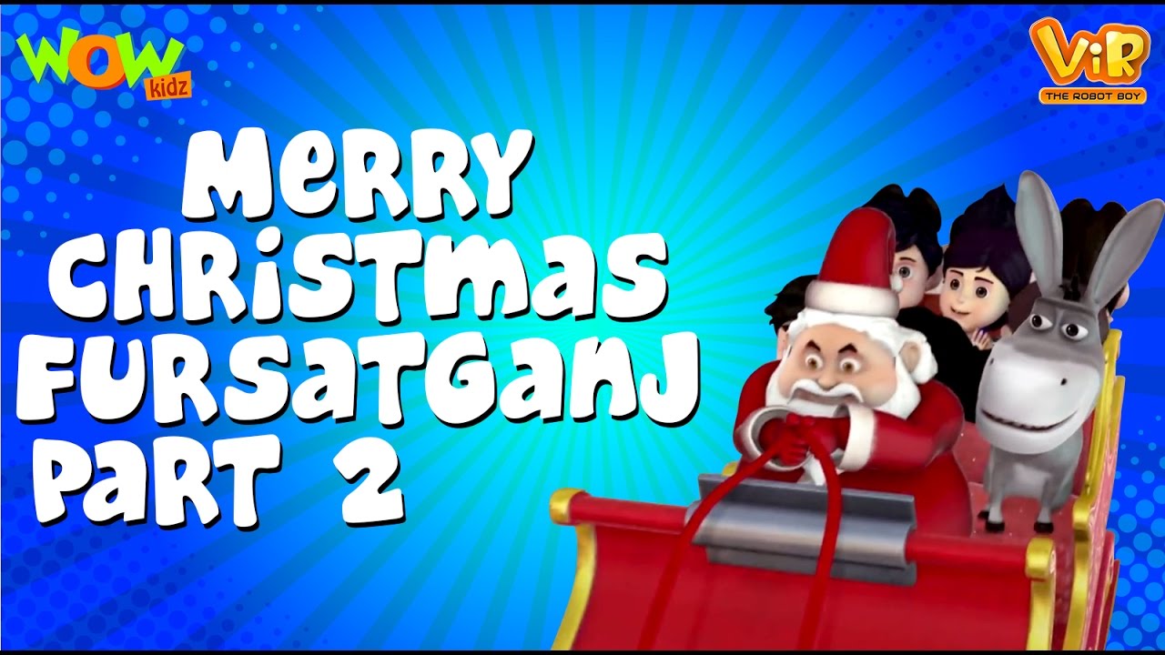 Vir The Robot Boy | Hindi Kids Cartoon shows|Merry Christmas Fursatganj | Animated cartoon| Wow Kidz