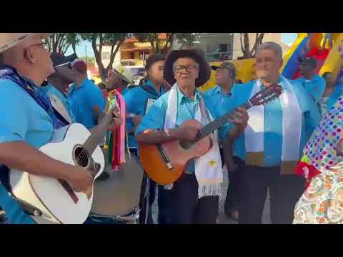 Encontro de Folia de Reis em Santana da Vargem com a participação da Cia Família Barbosa 