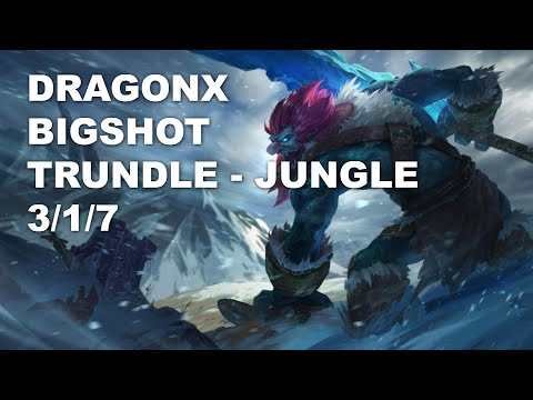 DragonX BigShot Jungle Trundle vs Sejuani - KR Grandmaster Patch 10.8