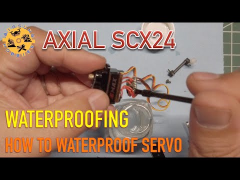 1/24 Scale Axial SCX24 | How to Waterproof the Servo?