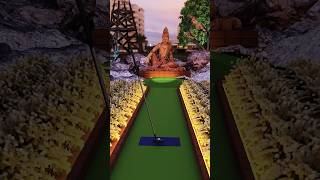 Building a Golf Course In Under 60 Seconds #3danimation #blender #vfx