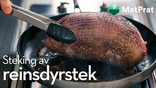 Steke reinsdyrstek