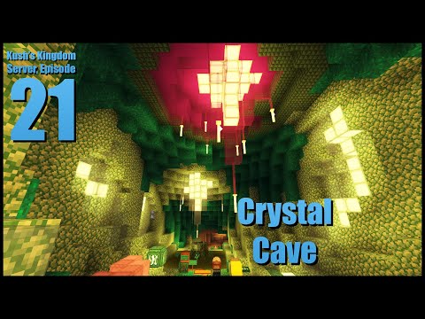 Crystal Cave - Kush's Kingdom Server S03E21 - Minecraft 1.16.2
