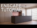Enscape Tutorial Realistic Render Cosy Kitchen Design