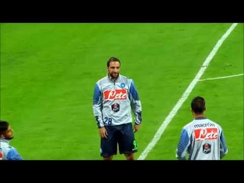 Šk Slovan vs SSC Neapol 2.10.2014 Rozcvička