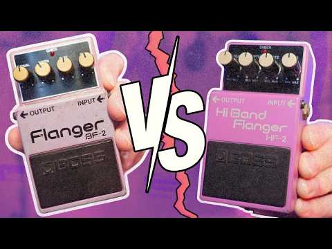 THESE Are The Best Flanger Pedals Boss Ever Made! BF-2 vs HF-2 Hi Band Flanger (WITH DEMOS!)