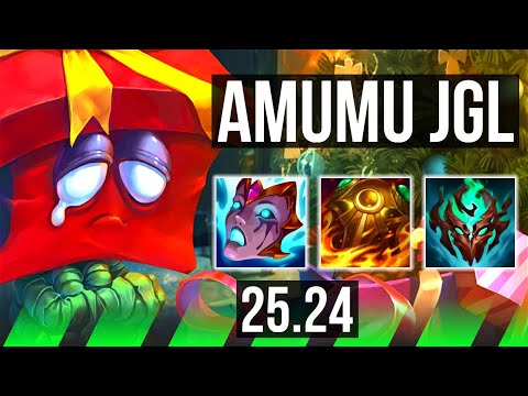 AMUMU vs VIEGO (JGL) | Good KDA: 8/1/14, 27K damage | TR Challenger | 25.24