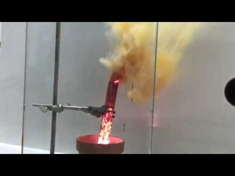 Reaktion von Aluminium mit Brom