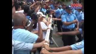Tributo a la Policia - Calle 13 ...Manifestaciones por pension reducida Nicaragua...