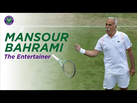 MANSOUR BAHRAMI THE ENTERTAINER | His Best Moments from Wimbledon 2023