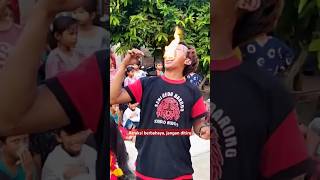 Download lagu 𝙈𝙖𝙠𝙖𝙣 𝘼𝙥𝙞 🔥🔥 #shorts #jaranan #barongan #barong #jathilan mp3