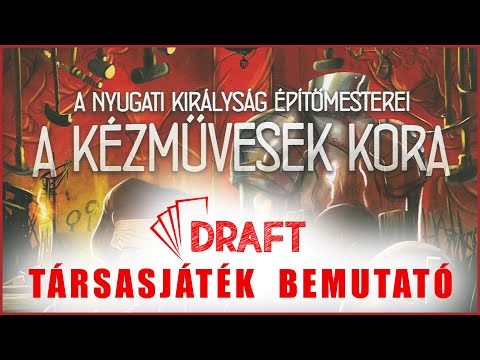 A Nyugati Királyság Építőmesterei - A Kézművesek kora társasjáték kiegészítő bemutató - :: DRAFT :: Társasjáték vlog