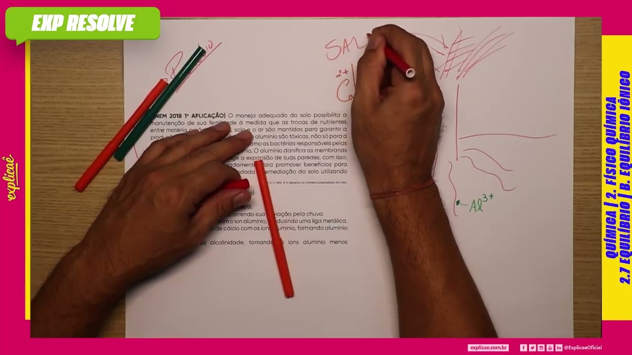 O MANEJO ADEQUADO DO SOLO POSSIBILITA A MANUTENÇÃO DE SUA (...) | EQUILÍBRIO | B. EQUILÍBRIO IÔNICO