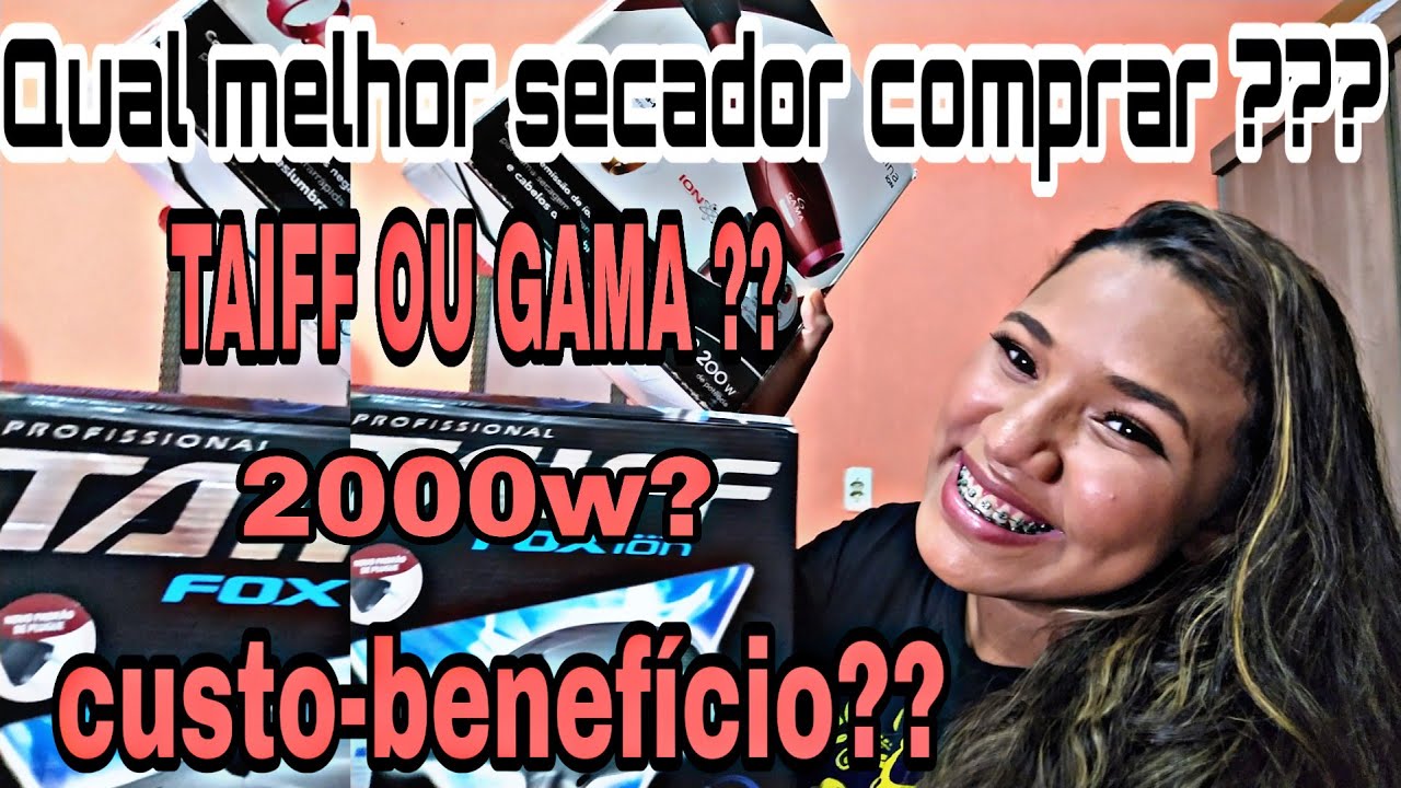 Assistir no YouTube: Qual melhor secador usar Gama ou Taiff? - Dicas da Ruh