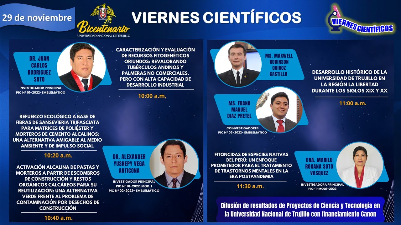 🟢 10 VIERNES CIENTÍFICO 29/11/2024 - UNT🚀