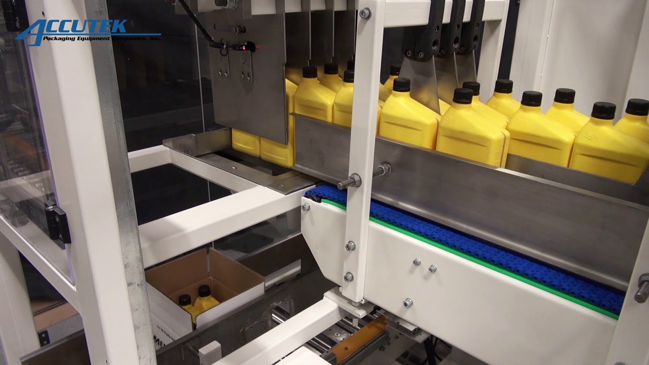 Automatic Case Form, Pack, and Seal Packaging Line - Accutek Packaging Equipment Company, Inc.