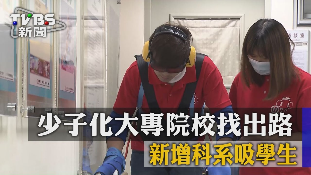 少子化大專院校找出路 新增科系吸學生