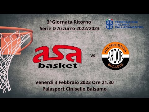 ASA Pallacanestro Cinisello vs Ardor Bollate Basket