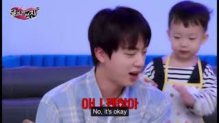 Download lagu Not seokjin bickering with the kid 🤣🤣🤣 || Run jin ep. mp3