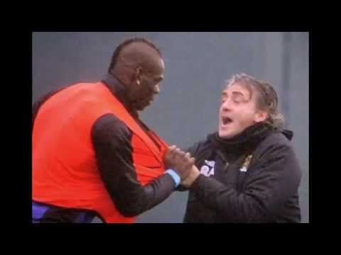 Mario Balotelli vs Roberto Mancini AMAZING!!
