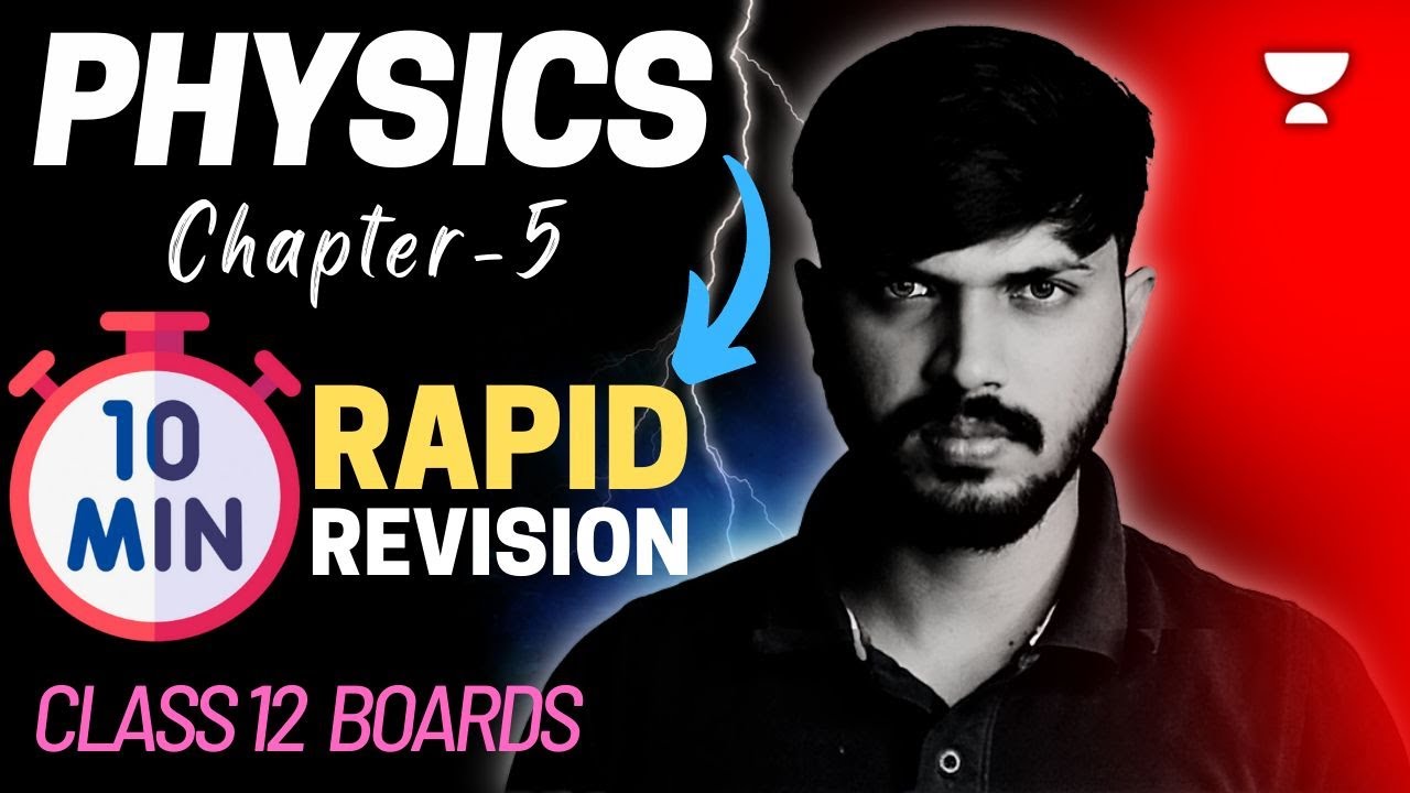 Magnetism & Matter in 10 mins 😱🔥 Ch 5 Physics Class 12 Boards 2024 | Score 70/70 Physics