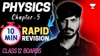 Magnetism & Matter in 10 mins 😱🔥 Ch 5 Physics Class 12 Boards 2024 | Score 70/70 Physics