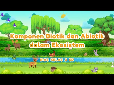 KOMPONEN BIOTIK DAN ABIOTIK DALAM EKOSISTEM (IPAS KELAS 3 SD)