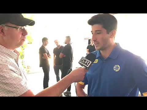 John Dibartolomeo Maccabi Tel Aviv prior to Final 4 2018 vs Hapoel Tel Aviv