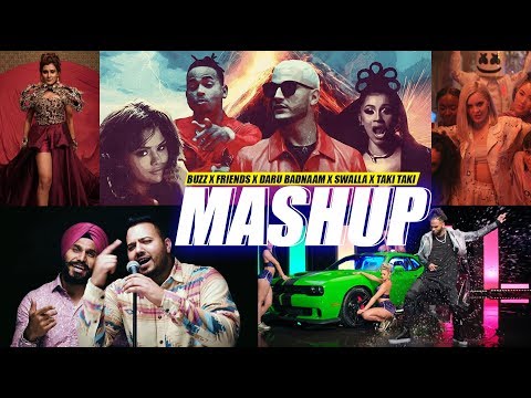 Buzz x Friends x Daru Badnaam x Swalla x Taki Taki | DJ Harshal Mashup | Sunix Thakor