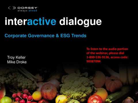 Webinar Playback: Corporate Governance & ESG Trends - YouTube