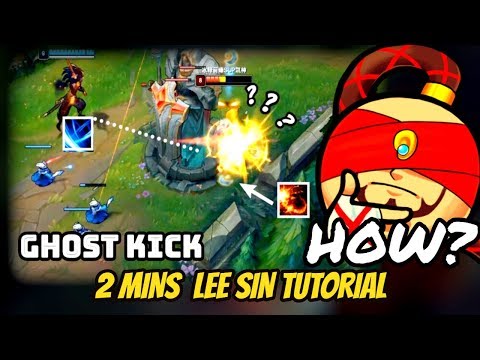 HOW TO GHOST KICK WILDLY? - 1min LEE SIN TUTORIAL#03 - League of Legends