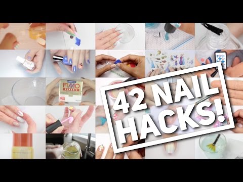 42 NAIL HACKS! | Nail Art Hack Compilation Video