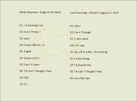 White Elephant - Songs of the Mind  + Live Gig