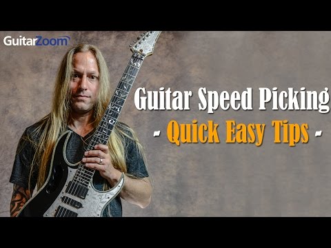 Quick & Easy Tips To Master Speed Picking On The Guitar | Steve Stine | GuitarZoom.com
