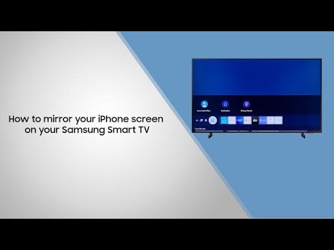 How to mirror your iPhone screen on your Samsung Smart TV | Samsung India