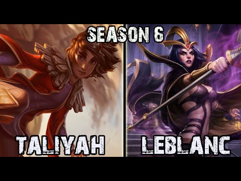 Taliyah vs Leblanc MID Ranked Challenger Korea
