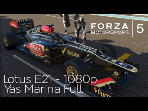 Forza Motorsport 5 - Lotus E21 (F1 Car) on Yas Marina Full Track - 5 Laps - 1080p