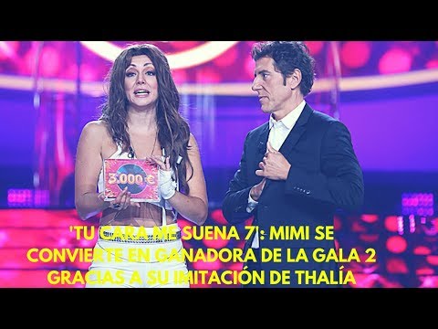 'Tu cara me suena 7': Mimi se convierte en ganadora de la Gala 2 gracias a su imitación de Thalía