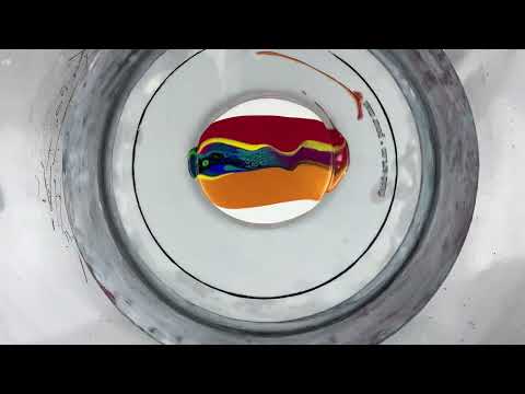 289. Sheleeart Australian Fluid Artist - Rainbow Negative Space Swipe