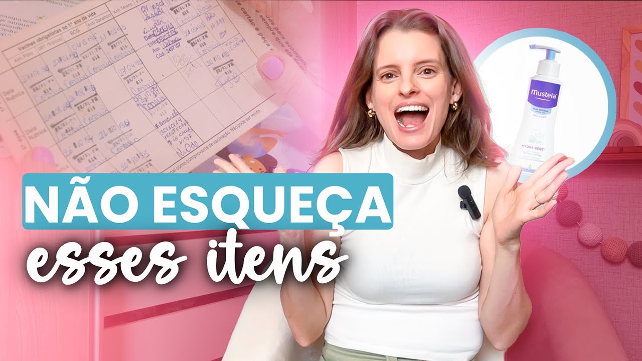 4 ITENS PARA NÃO ESQUECER DO ENXOVAL DO BEBÊ! Elisa Langsch