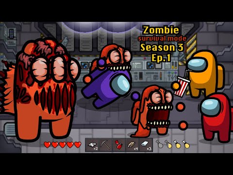 Survival Mode 🛠 Among Us Zombie New Map & BOSS - Ep 1 - Animation
