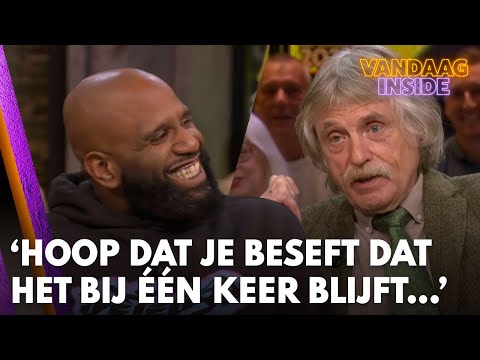 Johan Derksen tegen Willie Wartaal: 'Ik hoop dat je beseft dat het bij één keer blijft...'
