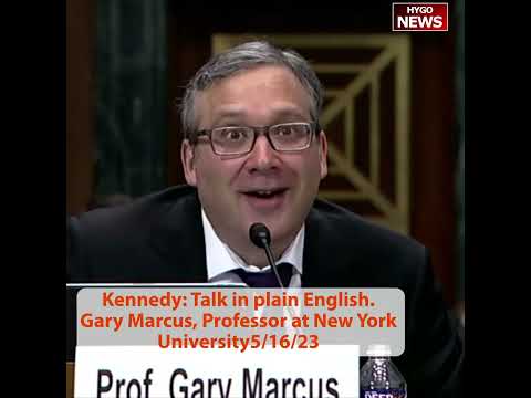 Kennedy: "This Is Your Shot, Man. Talk In Plain English" — Gary Marcus, NYU