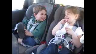Cute Brother and Sister Sing Blackbird by the Beatles