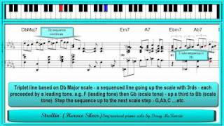 Strollin' (Horace Silver) - solo jazz piano lesson